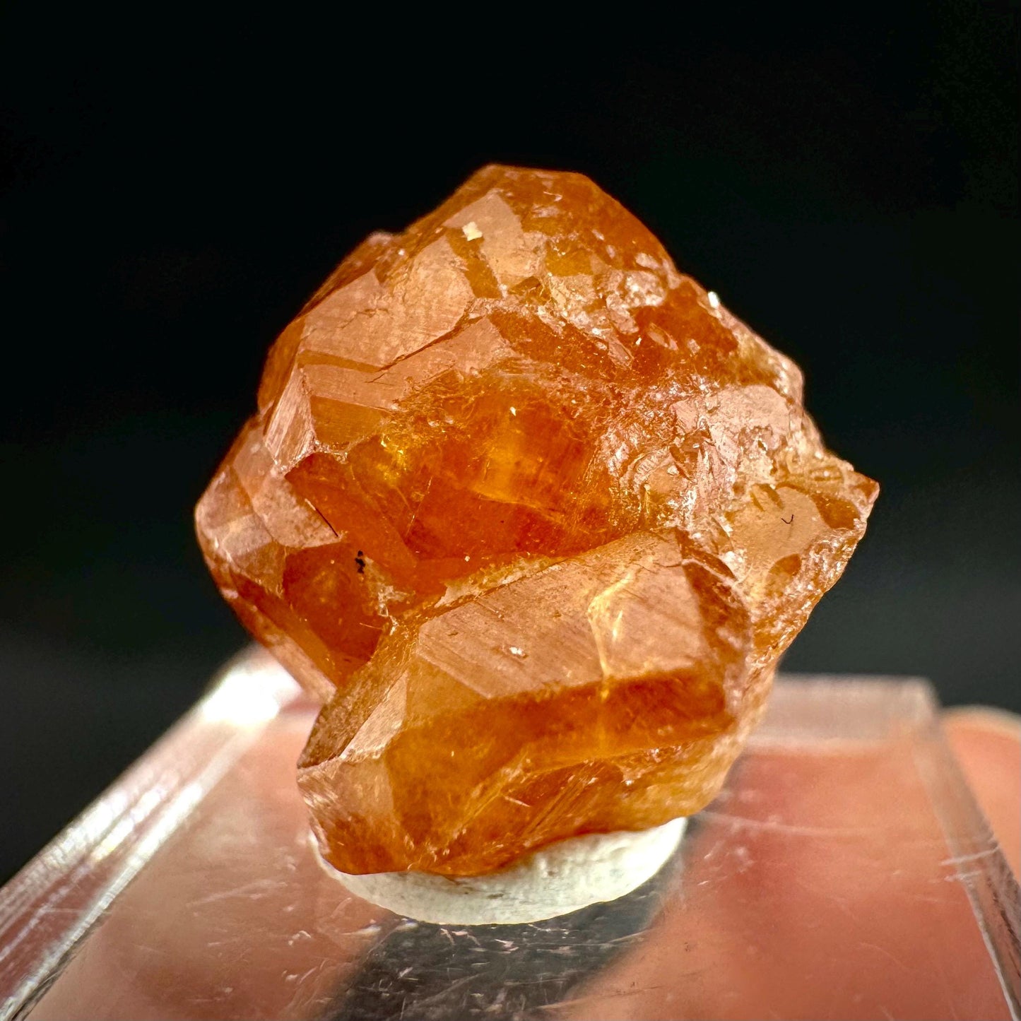 Hessonite Garnet | Orange Crystal, Mineral Specimen from Pakistan