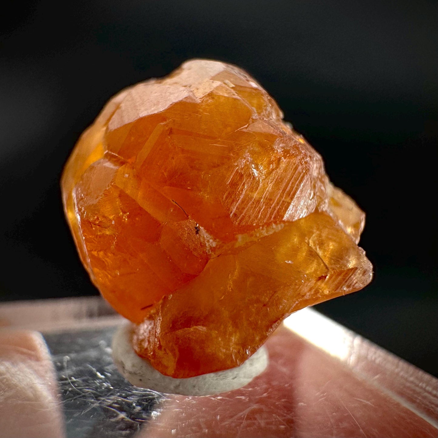Hessonite Garnet | Orange Crystal, Mineral Specimen from Pakistan