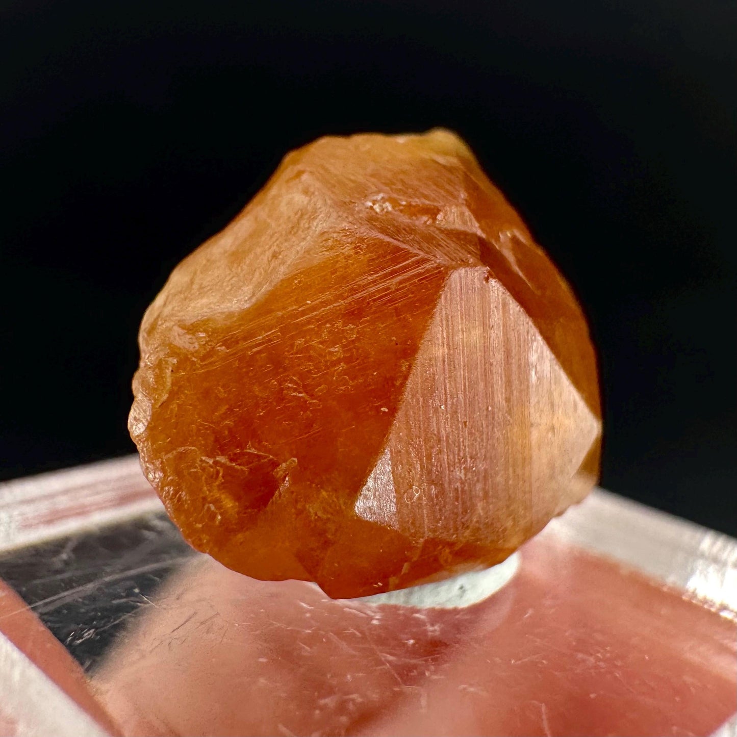 Hessonite Garnet | Orange Crystal, Mineral Specimen from Pakistan