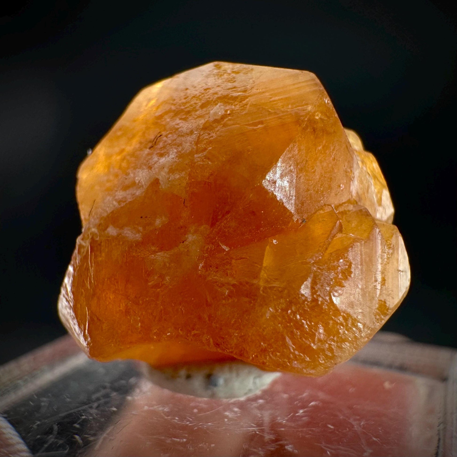 Hessonite Garnet | Orange Crystal, Mineral Specimen from Pakistan