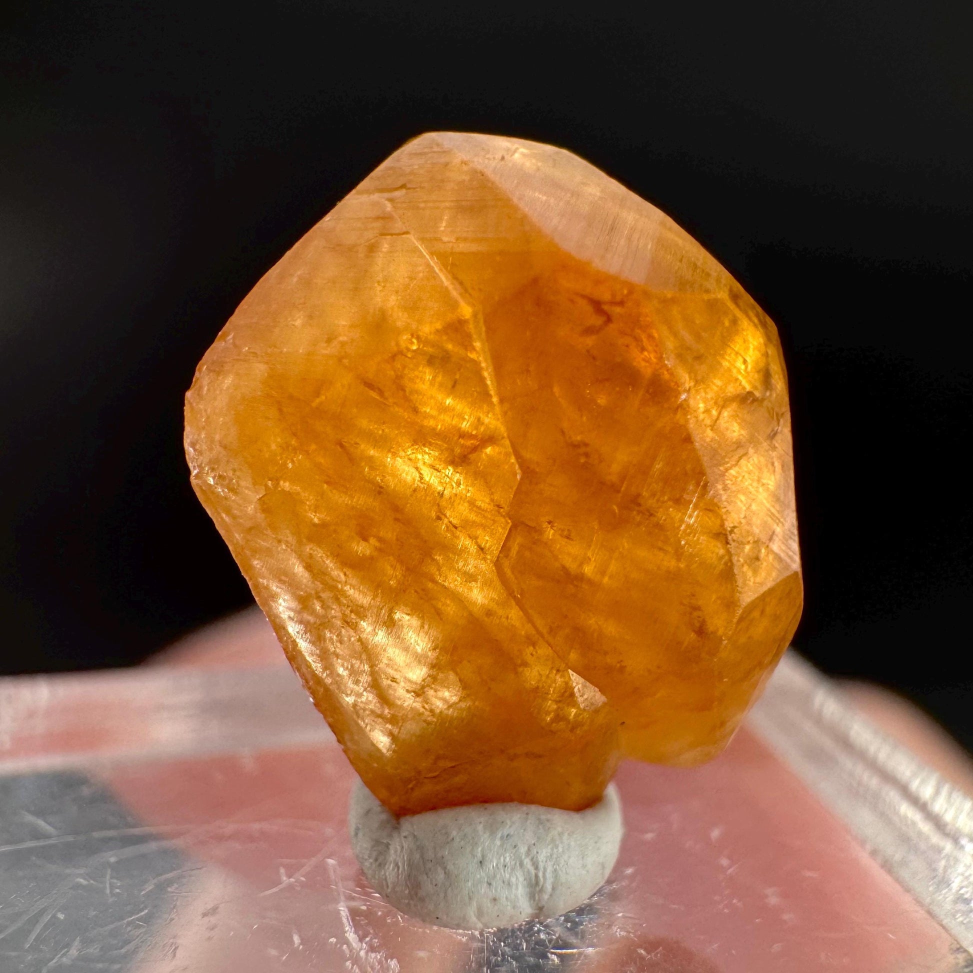 Hessonite Garnet | Orange Crystal, Mineral Specimen from Pakistan