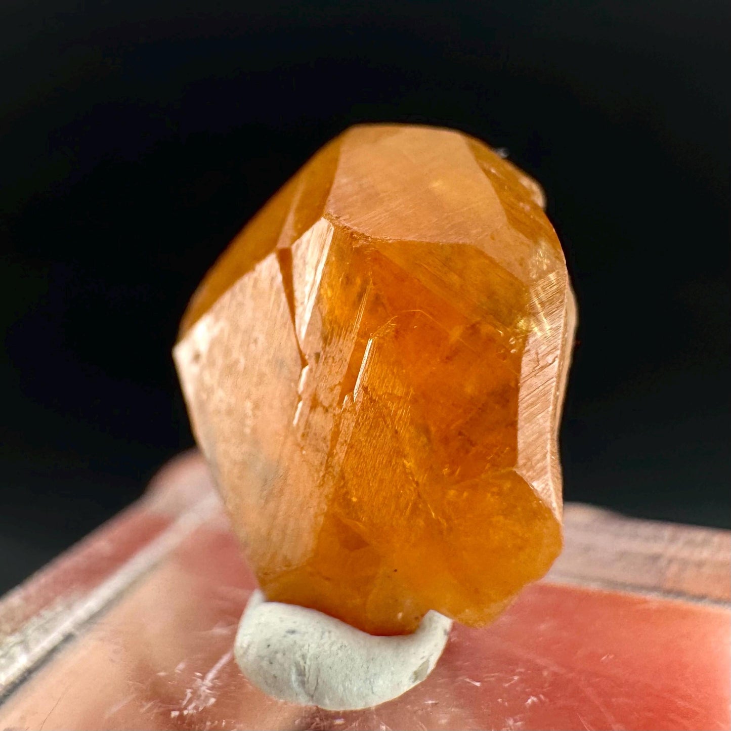 Hessonite Garnet | Orange Crystal, Mineral Specimen from Pakistan