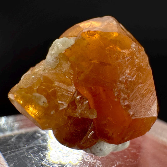 Hessonite Garnet | Orange Crystal, Mineral Specimen from Pakistan