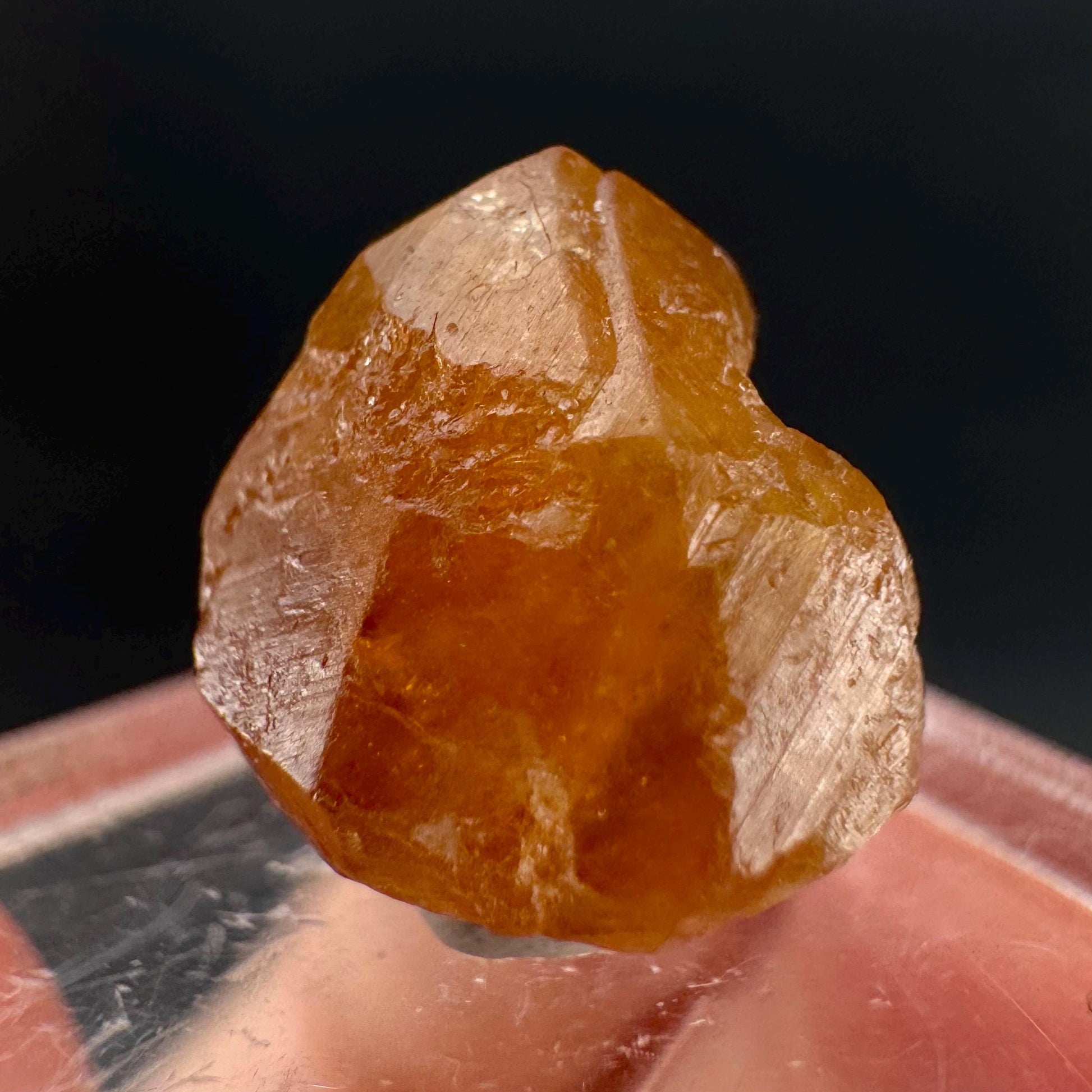 Hessonite Garnet | Orange Crystal, Mineral Specimen from Pakistan