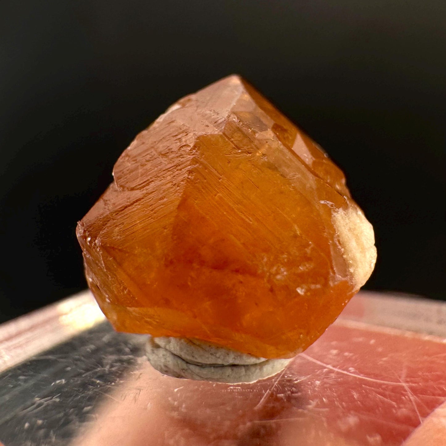 Hessonite Garnet | Orange Crystal, Mineral Specimen from Pakistan