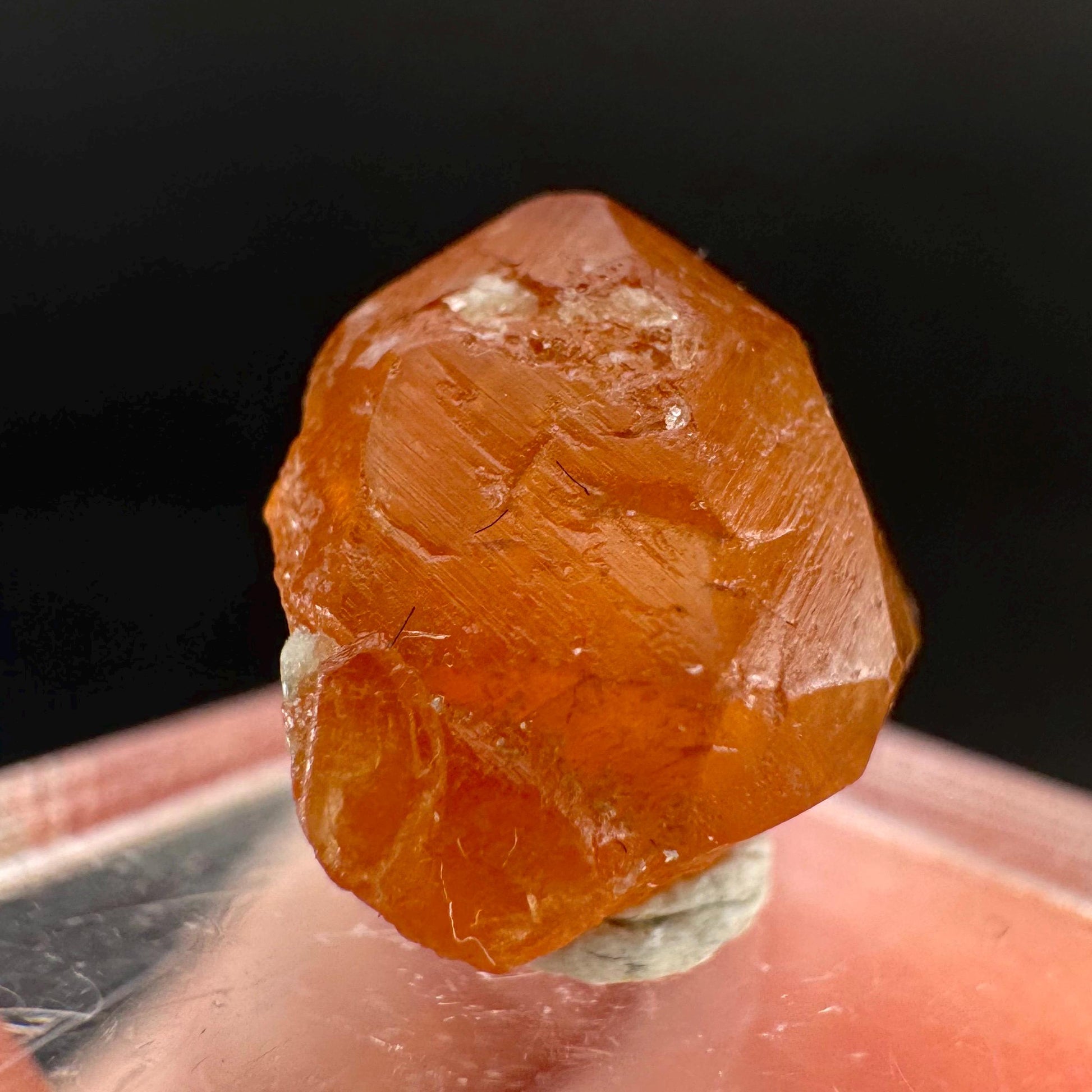 Hessonite Garnet | Orange Crystal, Mineral Specimen from Pakistan