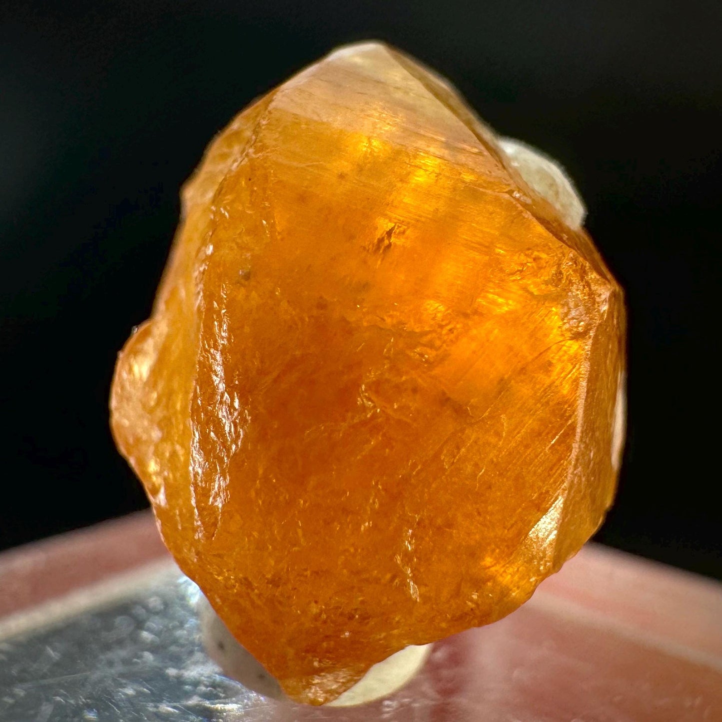 Hessonite Garnet | Orange Crystal, Mineral Specimen from Pakistan