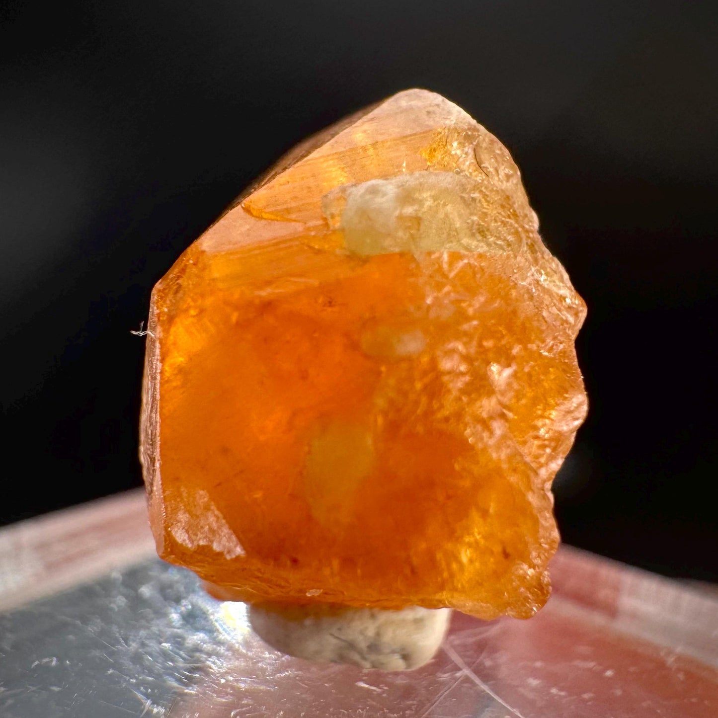 Hessonite Garnet | Orange Crystal, Mineral Specimen from Pakistan