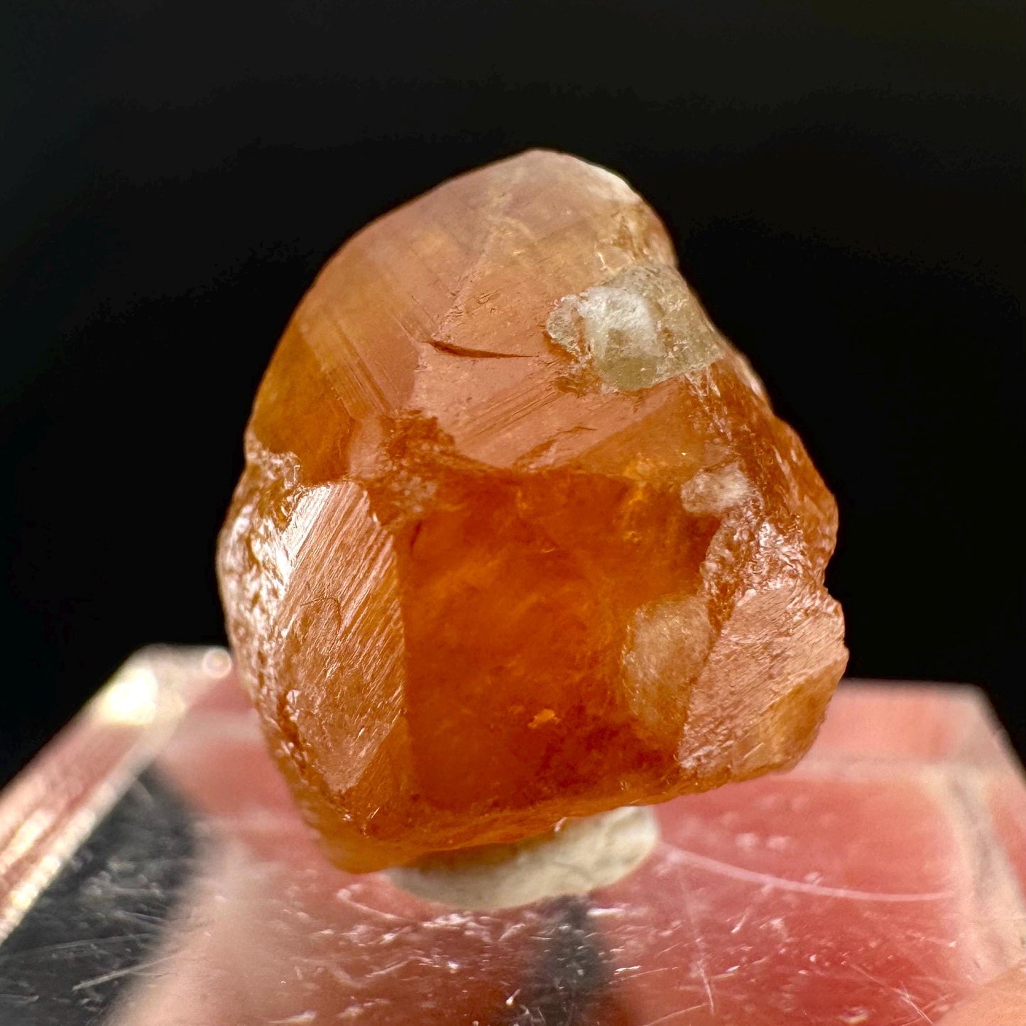 Hessonite Garnet | Orange Crystal, Mineral Specimen from Pakistan