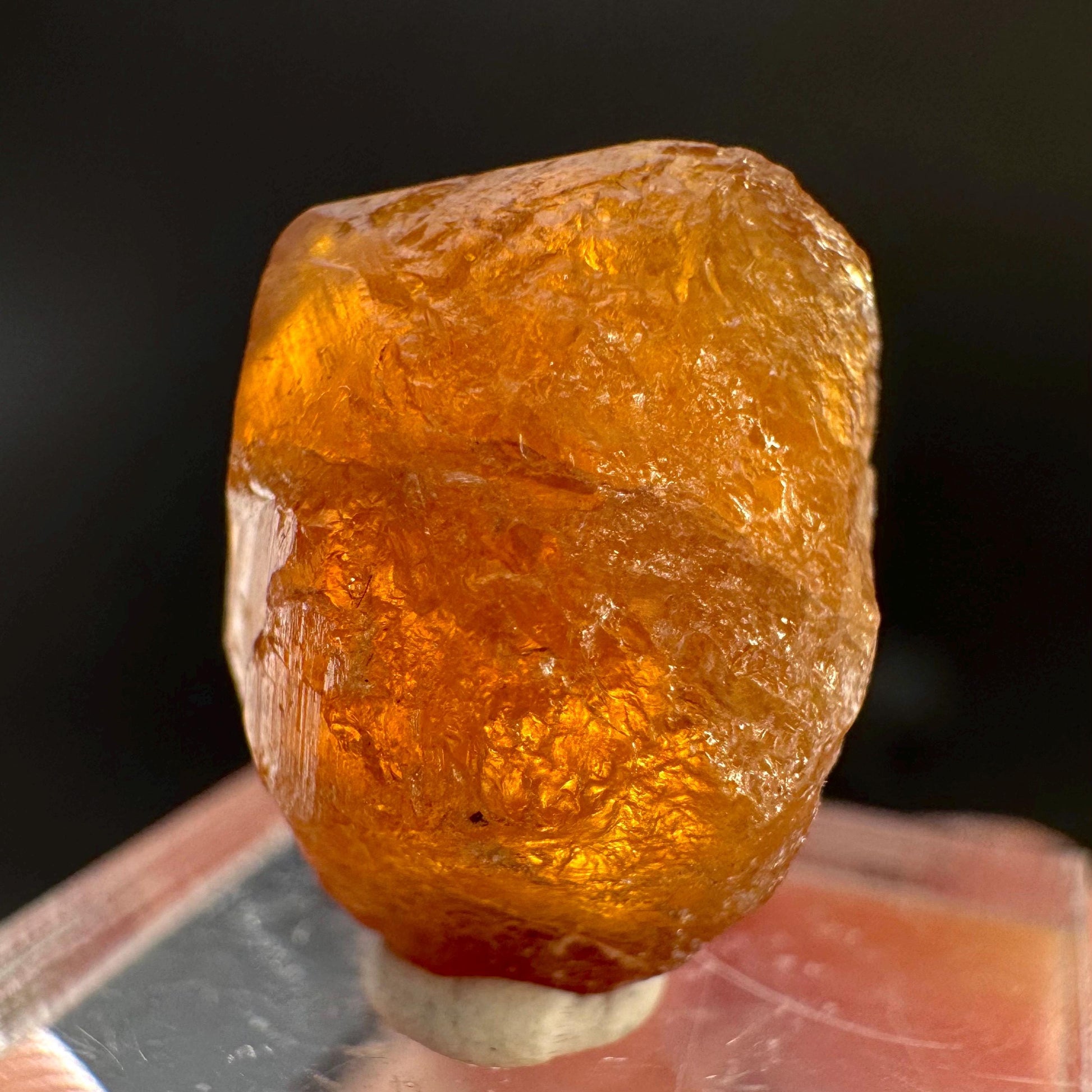 Hessonite Garnet | Orange Crystal, Mineral Specimen from Pakistan