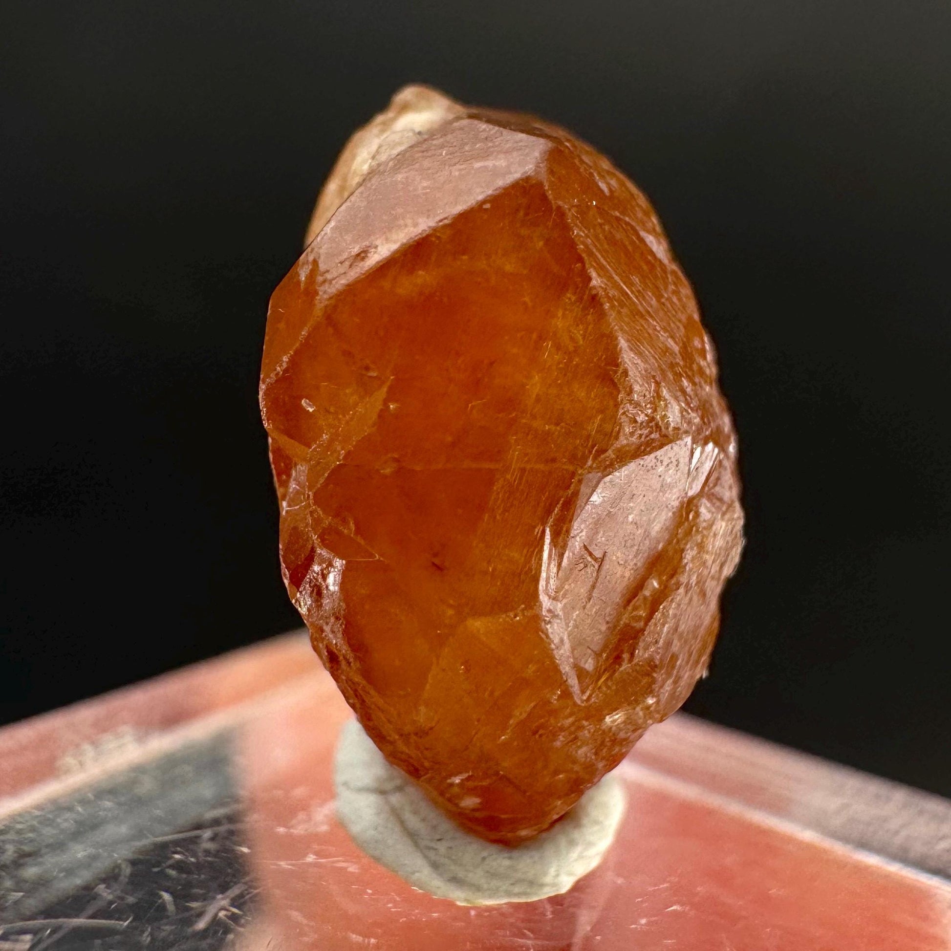Hessonite Garnet | Orange Crystal, Mineral Specimen from Pakistan