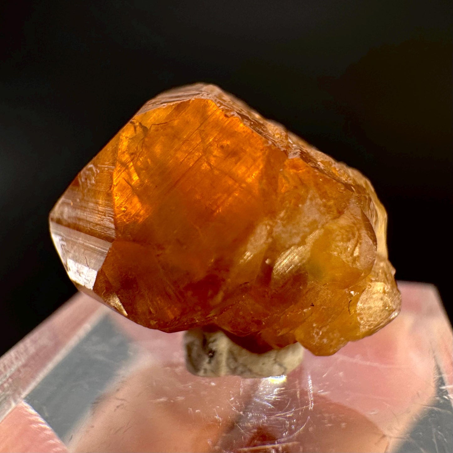Hessonite Garnet | Orange Crystal, Mineral Specimen from Pakistan