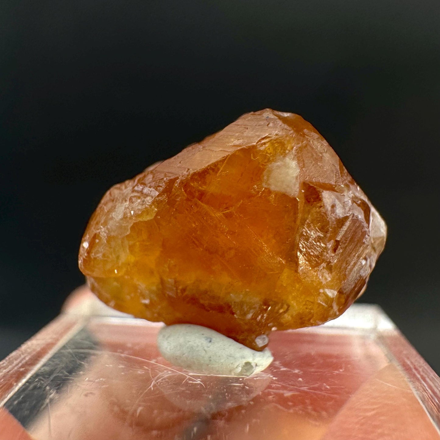 Hessonite Garnet | Orange Crystal, Mineral Specimen from Pakistan