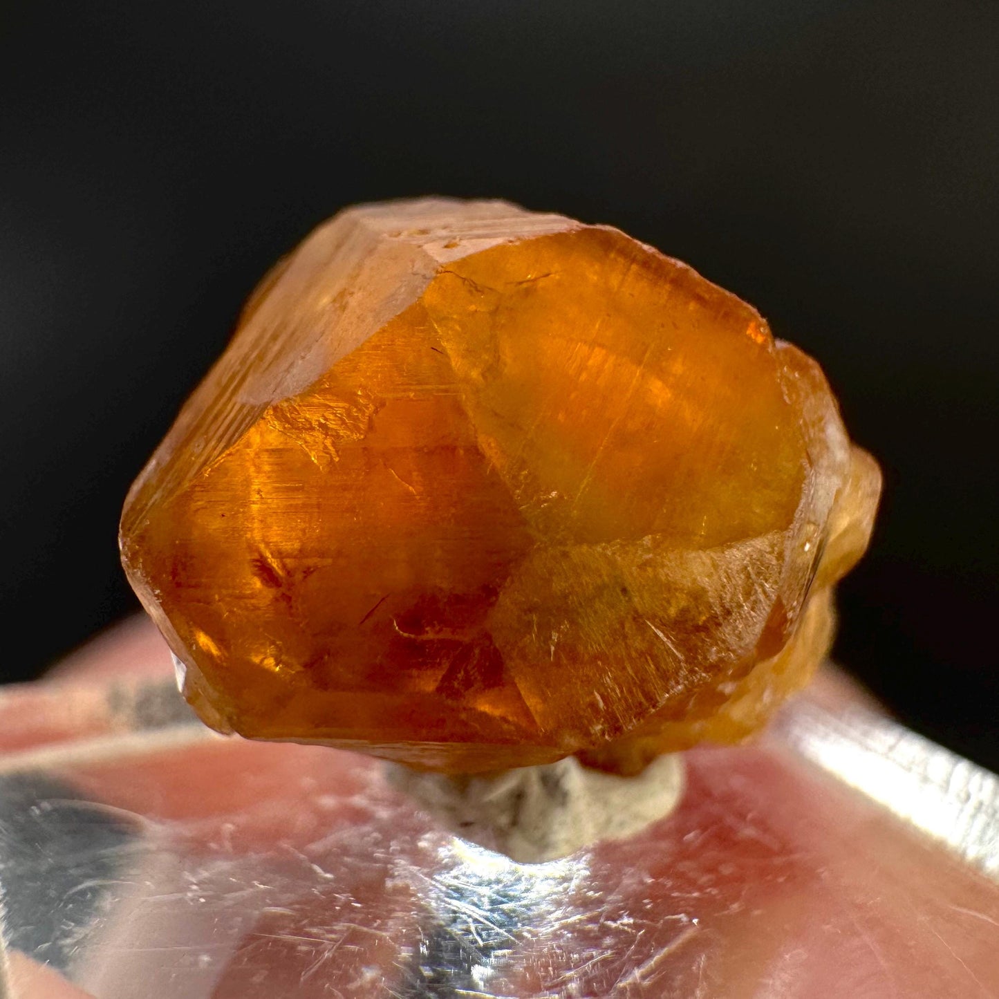 Hessonite Garnet | Orange Crystal, Mineral Specimen from Pakistan
