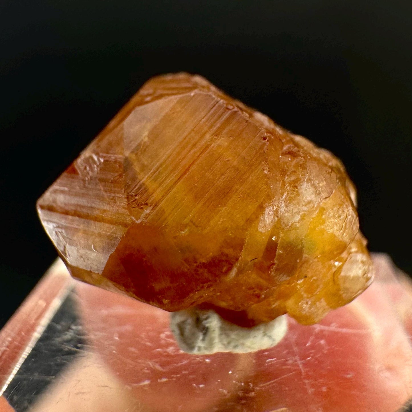 Hessonite Garnet | Orange Crystal, Mineral Specimen from Pakistan
