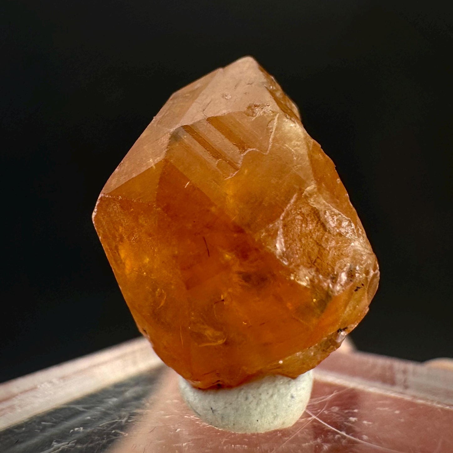 Hessonite Garnet | Orange Crystal, Mineral Specimen from Pakistan