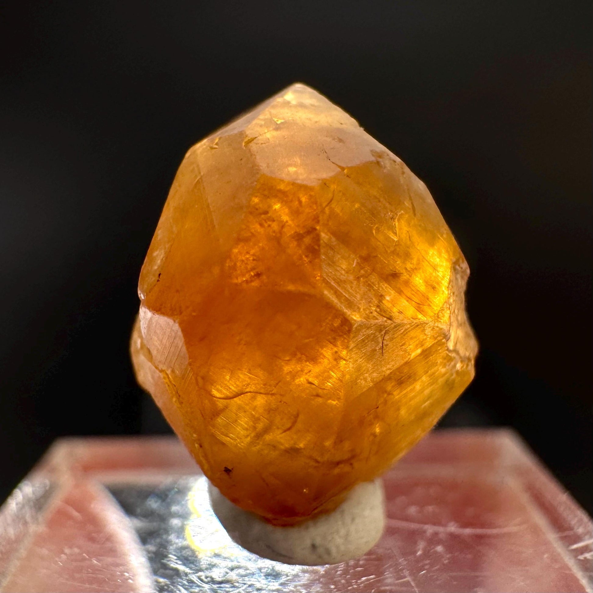 Hessonite Garnet | Orange Crystal, Mineral Specimen from Pakistan