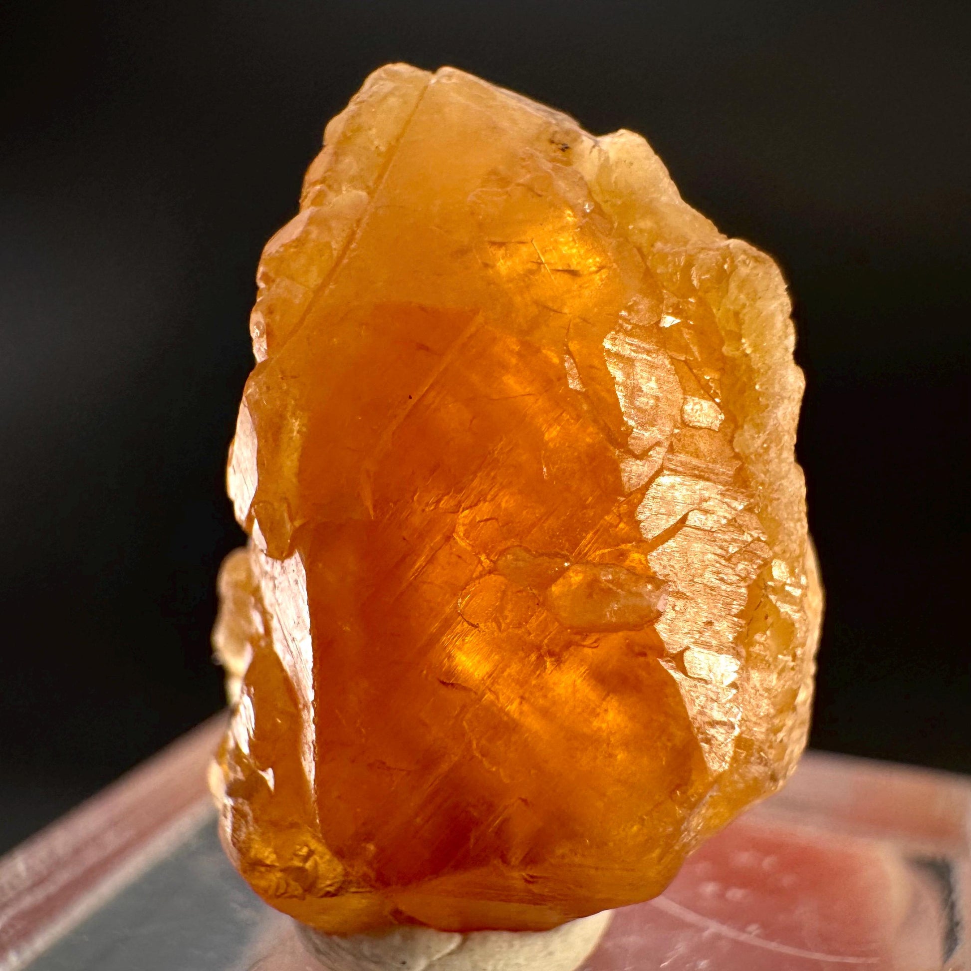 Hessonite Garnet | Orange Crystal, Mineral Specimen from Pakistan