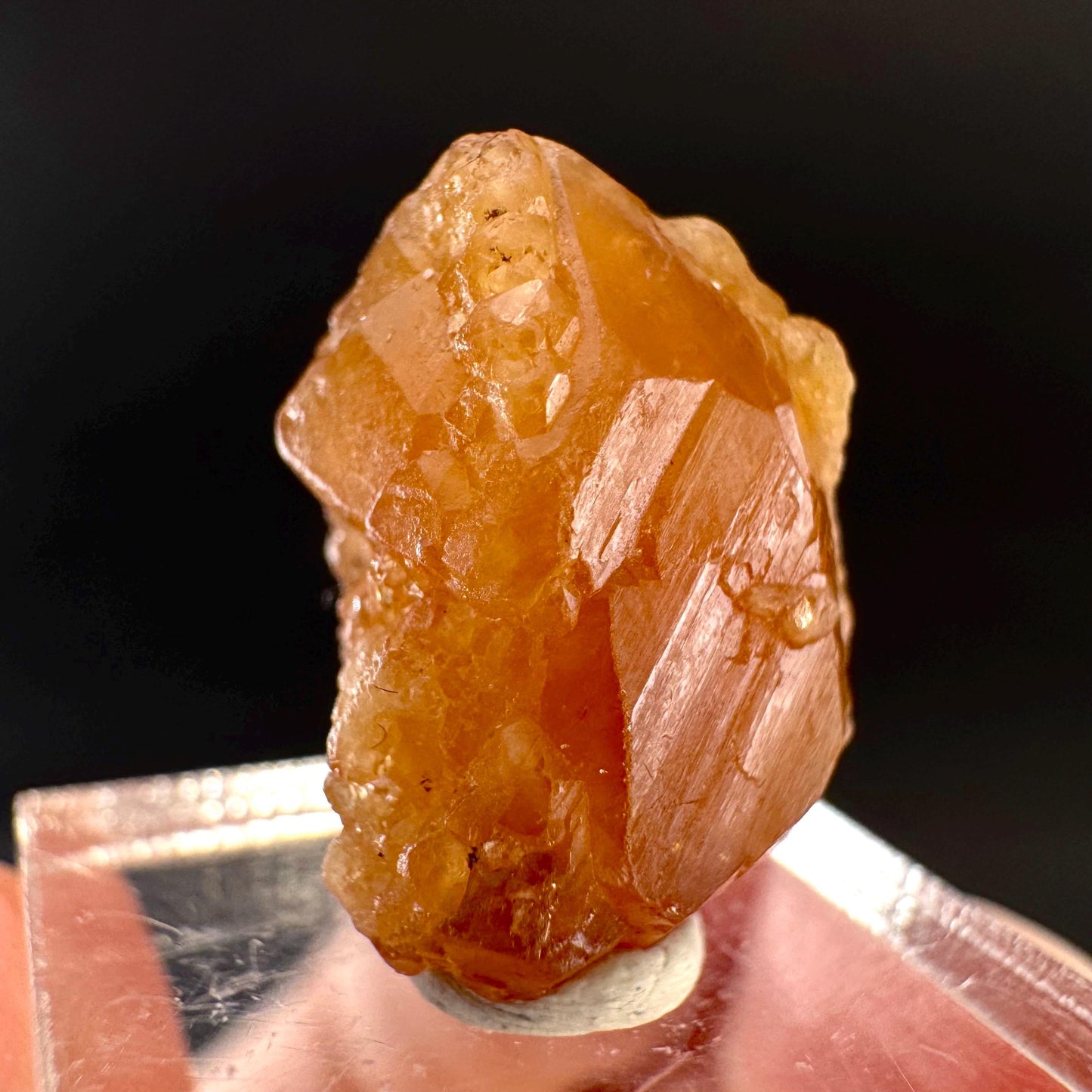 Hessonite Garnet | Orange Crystal, Mineral Specimen from Pakistan