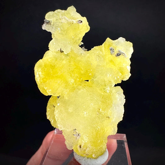 Brucite | Yellow Crystal, Lustrous Mineral Specimen From Pakistan