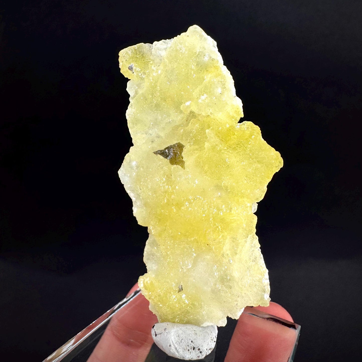 Brucite | Yellow Crystal, Lustrous Mineral Specimen From Pakistan