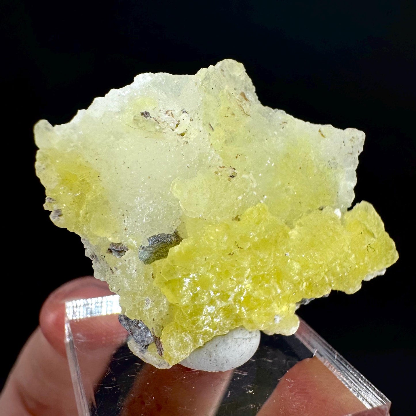 Brucite | Yellow Crystal, Lustrous Mineral Specimen From Pakistan