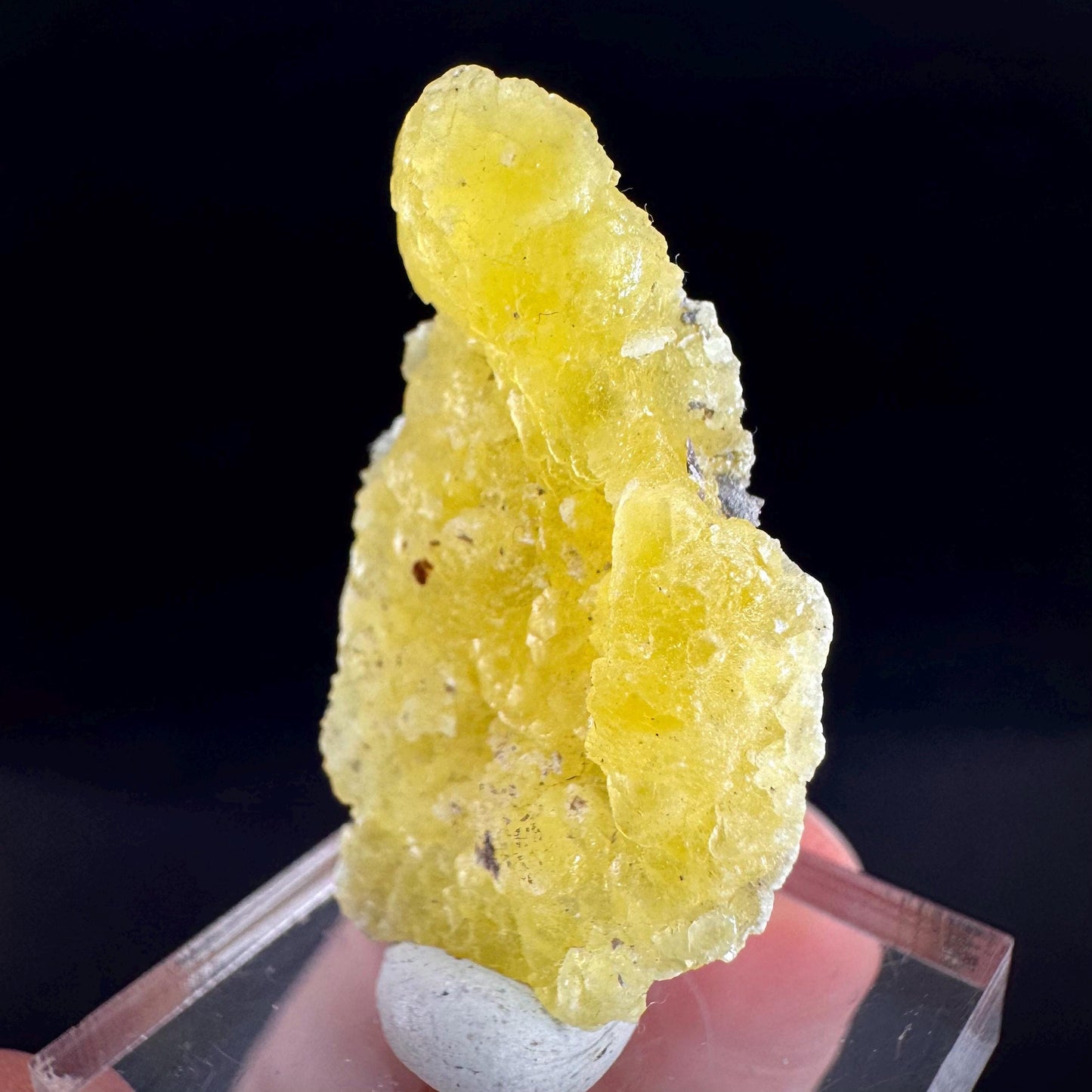 Brucite | Yellow Crystal, Lustrous Mineral Specimen From Pakistan