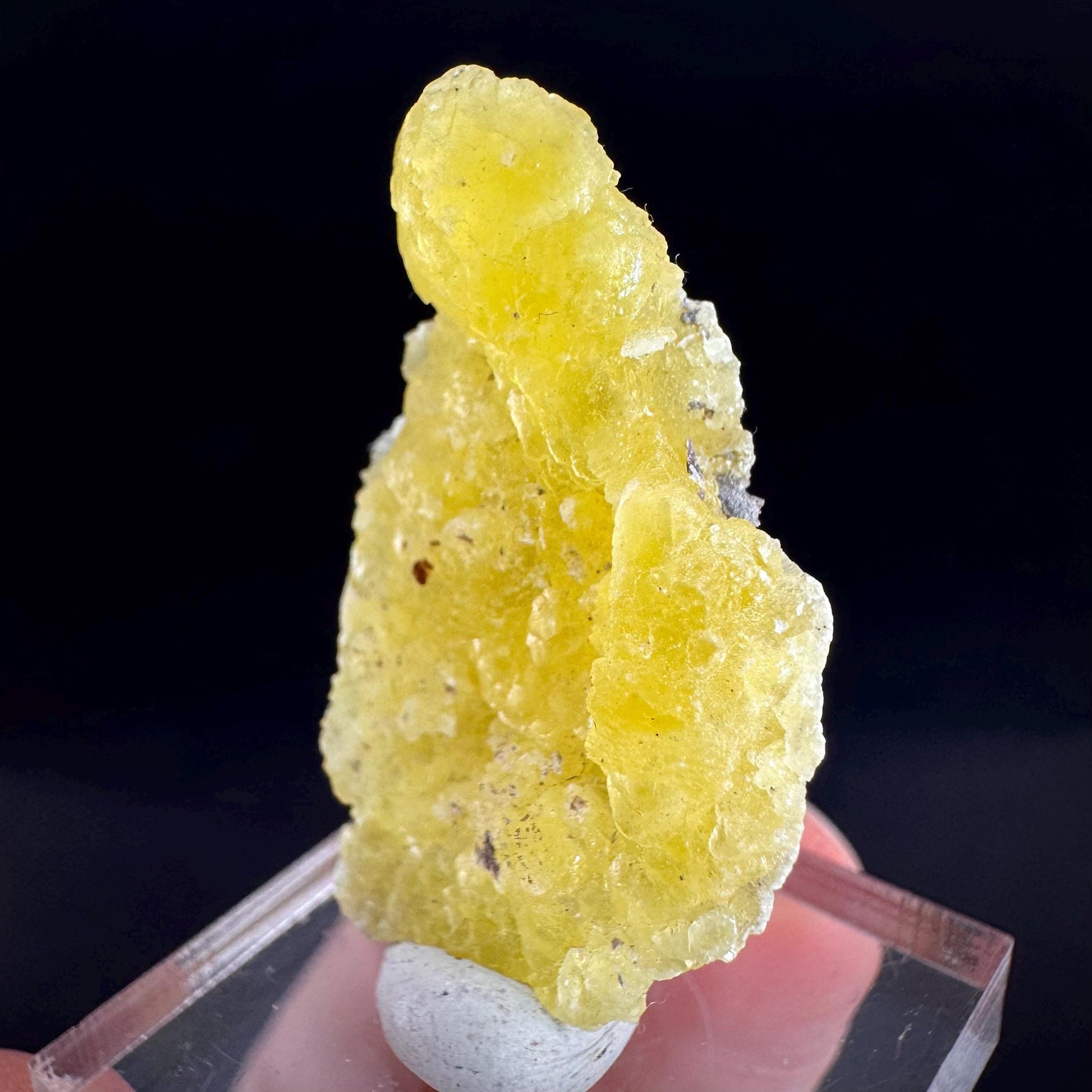 Brucite | Yellow Crystal, Lustrous Mineral Specimen From Pakistan