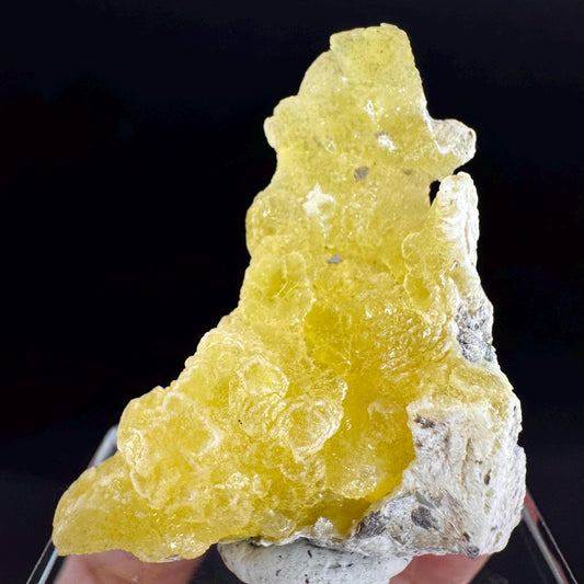 Brucite | Yellow Crystal, Lustrous Mineral Specimen From Pakistan