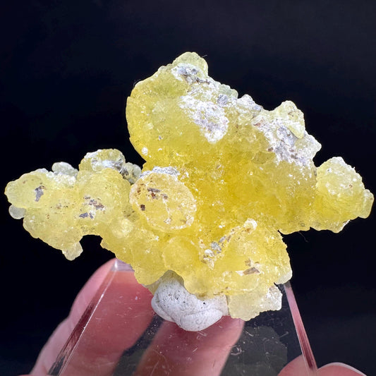 Brucite | Yellow Crystal, Lustrous Mineral Specimen From Pakistan