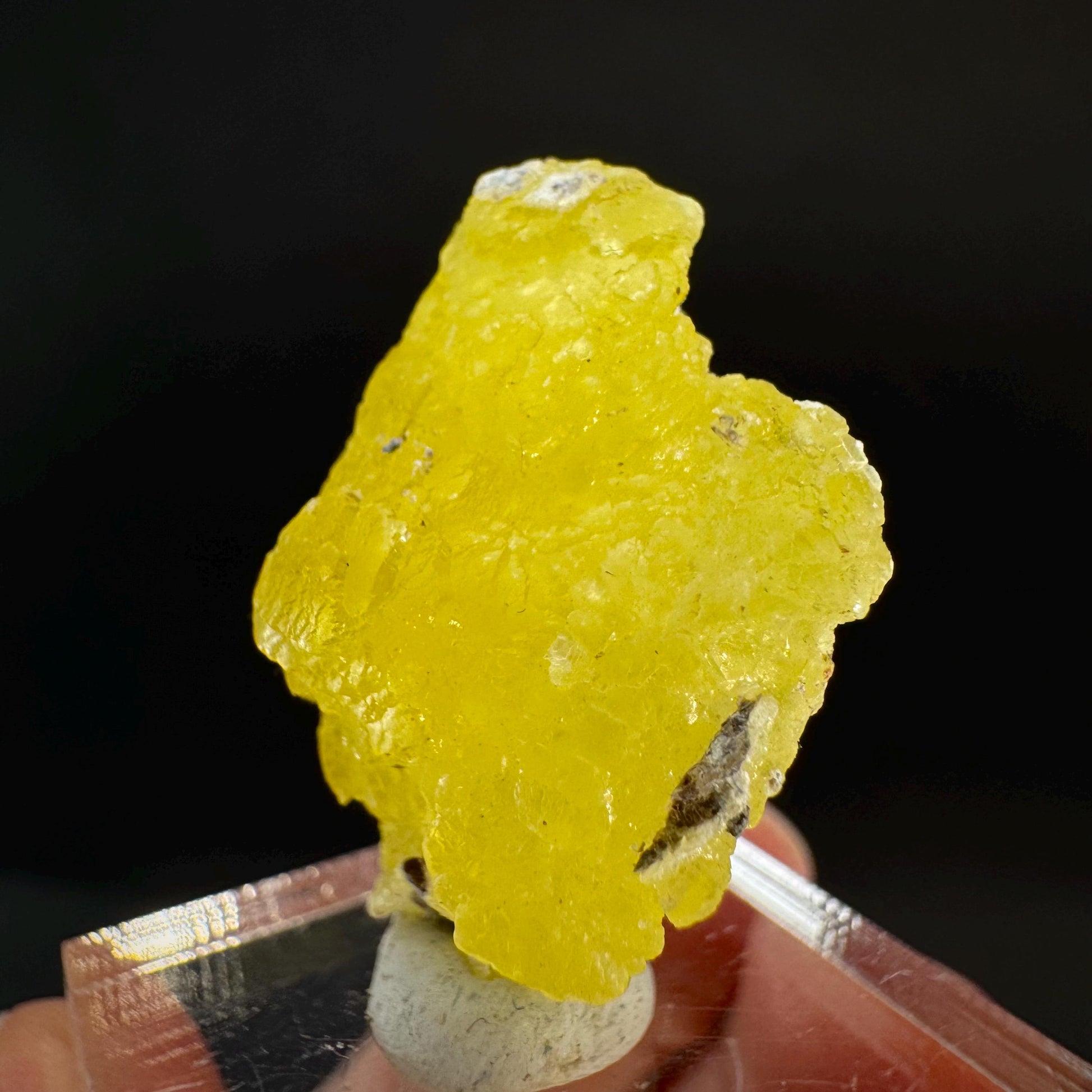 Brucite | Yellow Crystal, Lustrous Mineral Specimen From Pakistan