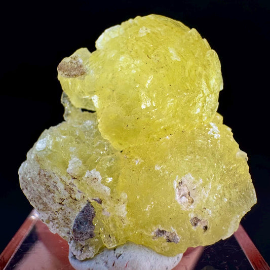 Brucite | Yellow Crystal, Lustrous Mineral Specimen From Pakistan