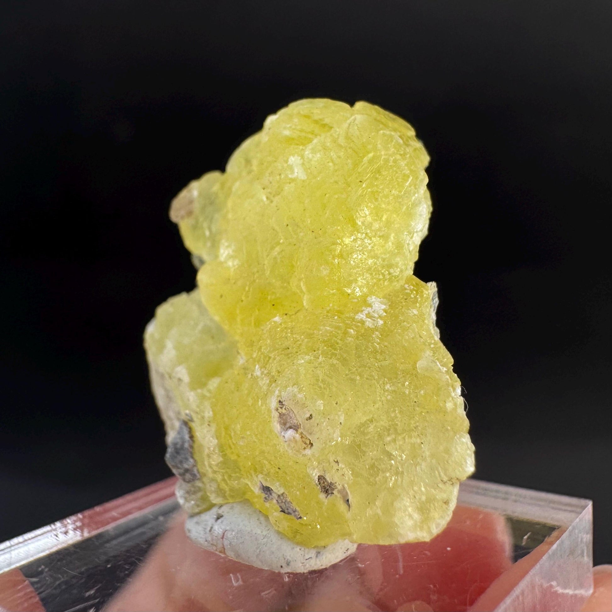 Brucite | Yellow Crystal, Lustrous Mineral Specimen From Pakistan