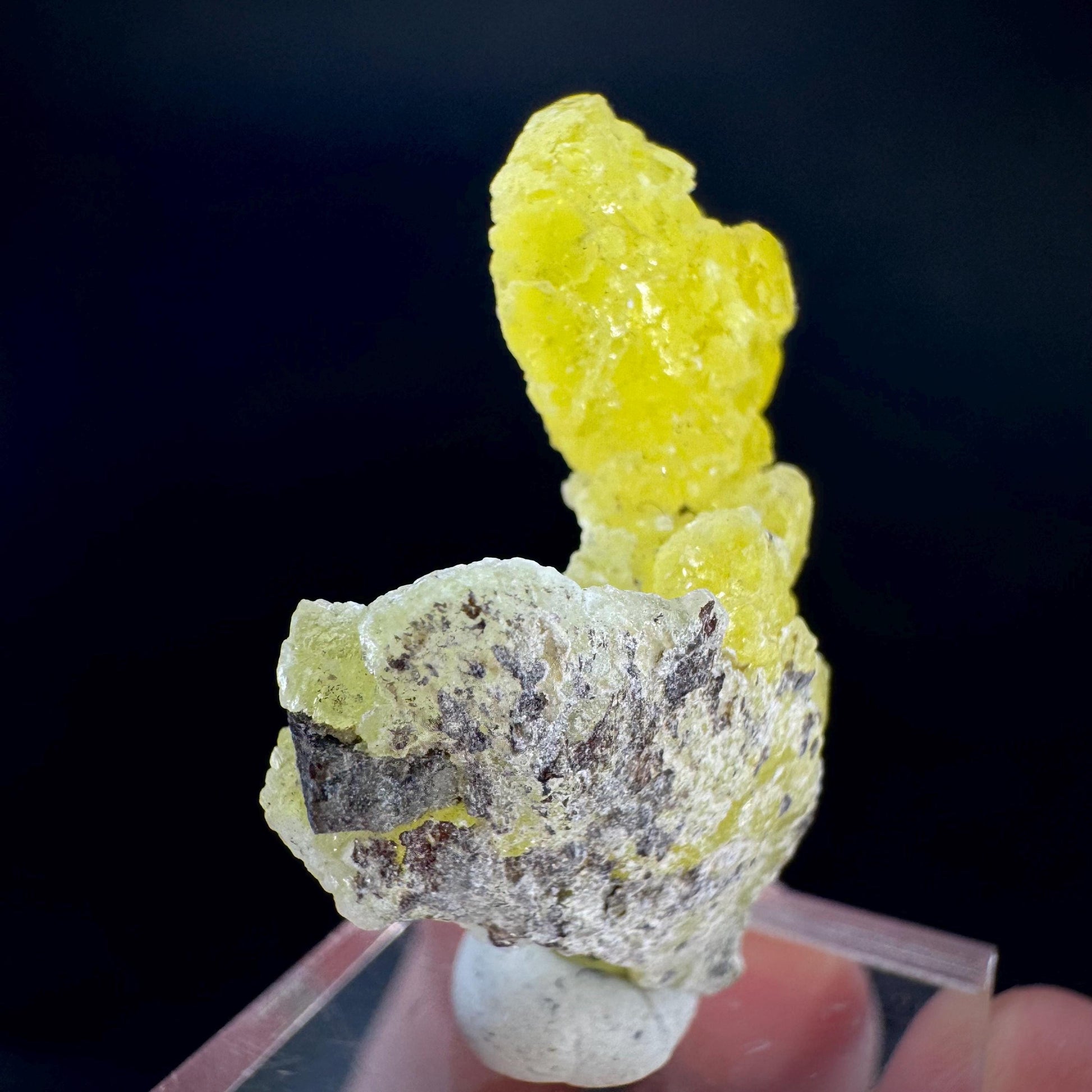 Brucite | Yellow Crystal, Lustrous Mineral Specimen From Pakistan