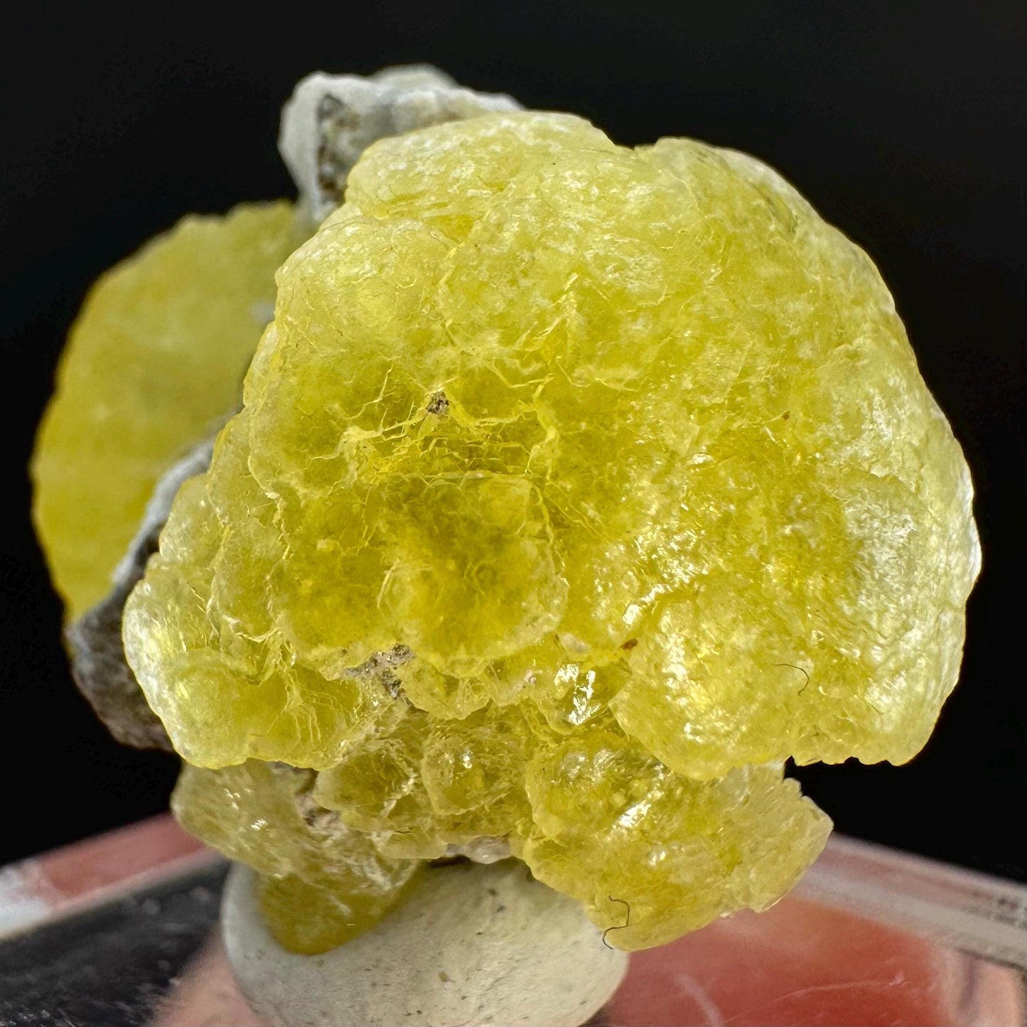 Brucite | Yellow Crystal, Lustrous Mineral Specimen From Pakistan