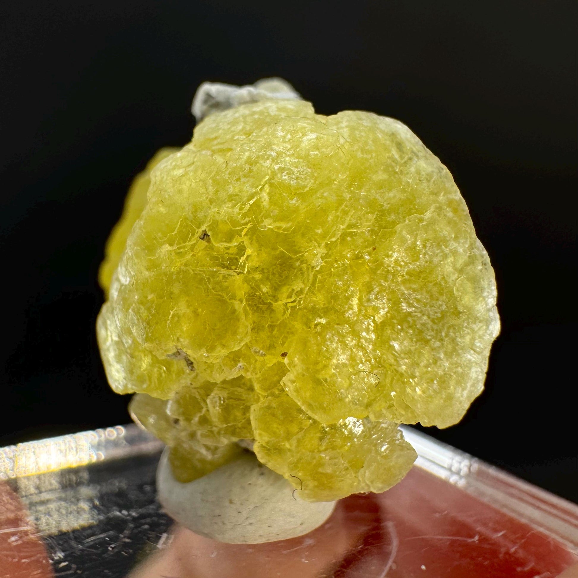 Brucite | Yellow Crystal, Lustrous Mineral Specimen From Pakistan