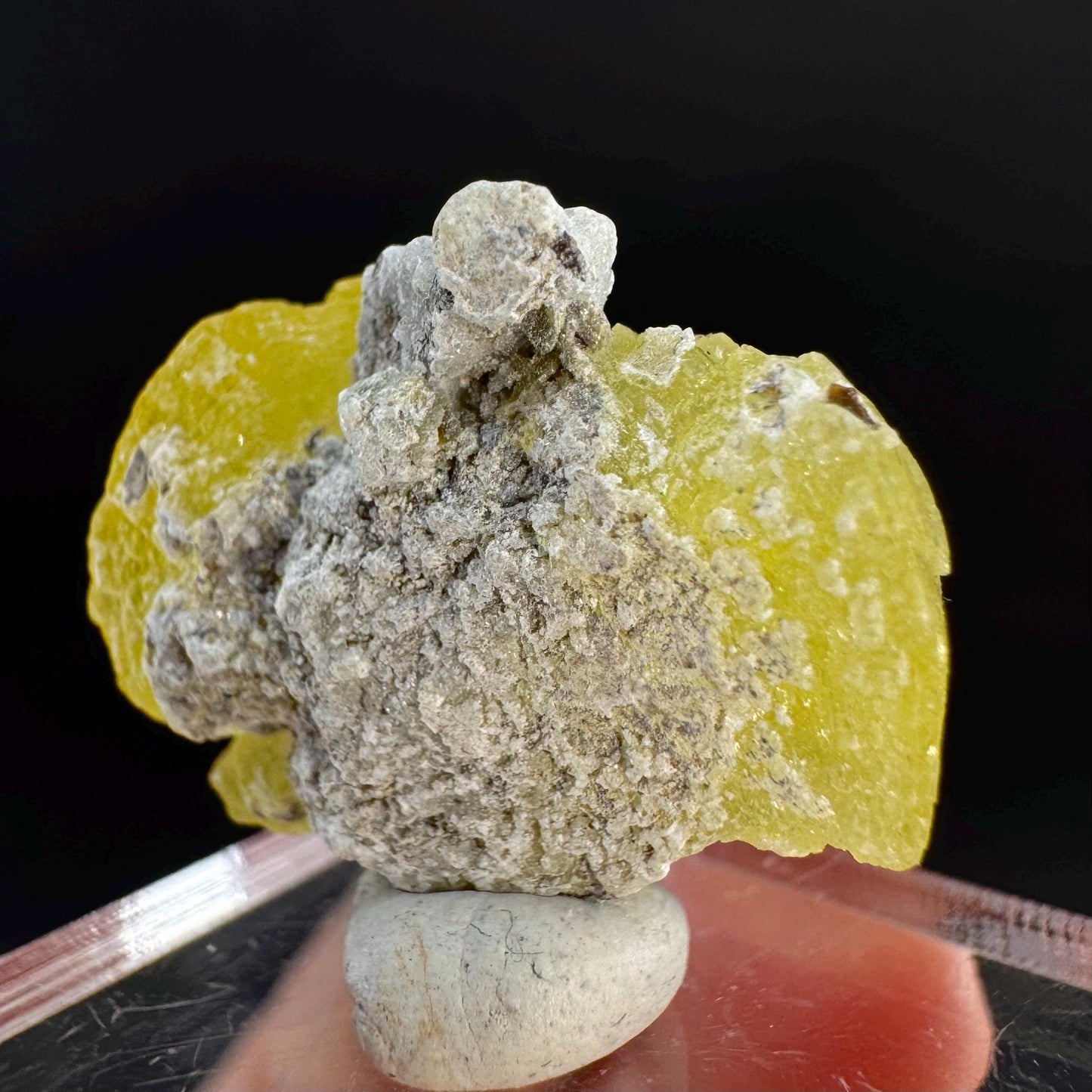 Brucite | Yellow Crystal, Lustrous Mineral Specimen From Pakistan