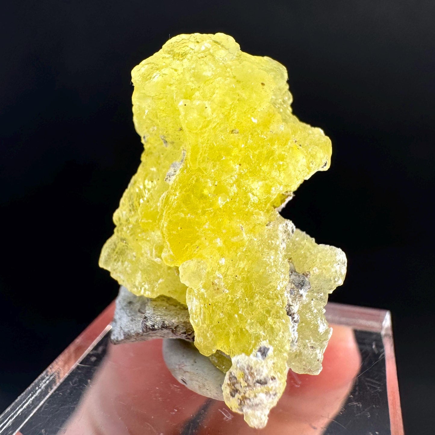 Brucite | Yellow Crystal, Lustrous Mineral Specimen From Pakistan