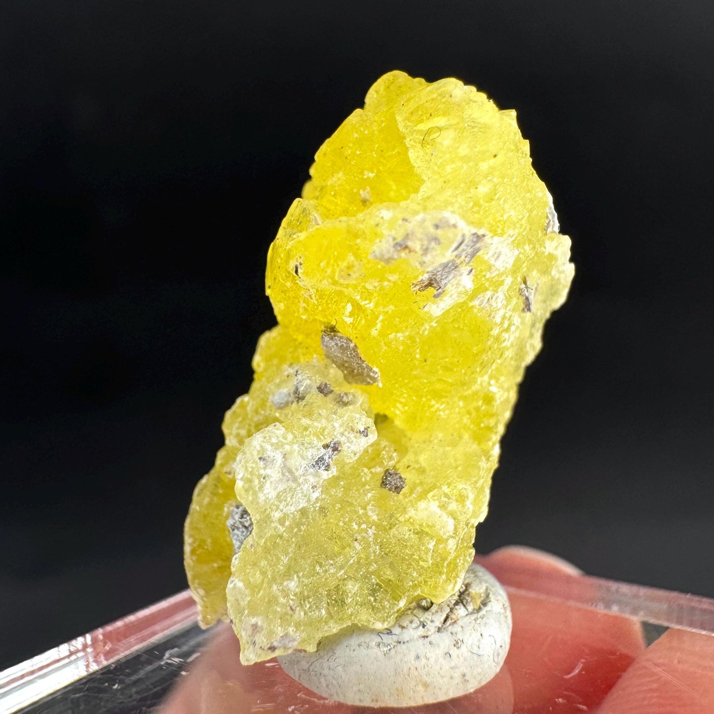 Brucite | Yellow Crystal, Lustrous Mineral Specimen From Pakistan