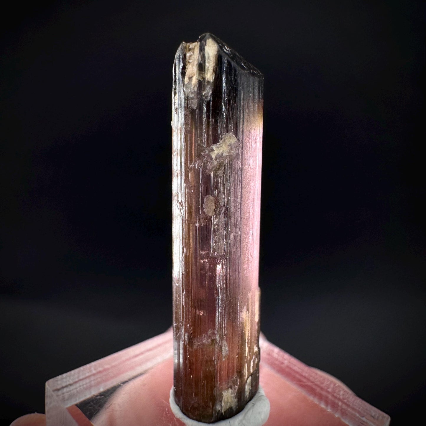 Elbaite Tourmaline | Pink & Green Crystal, mineral specimen from Paprok