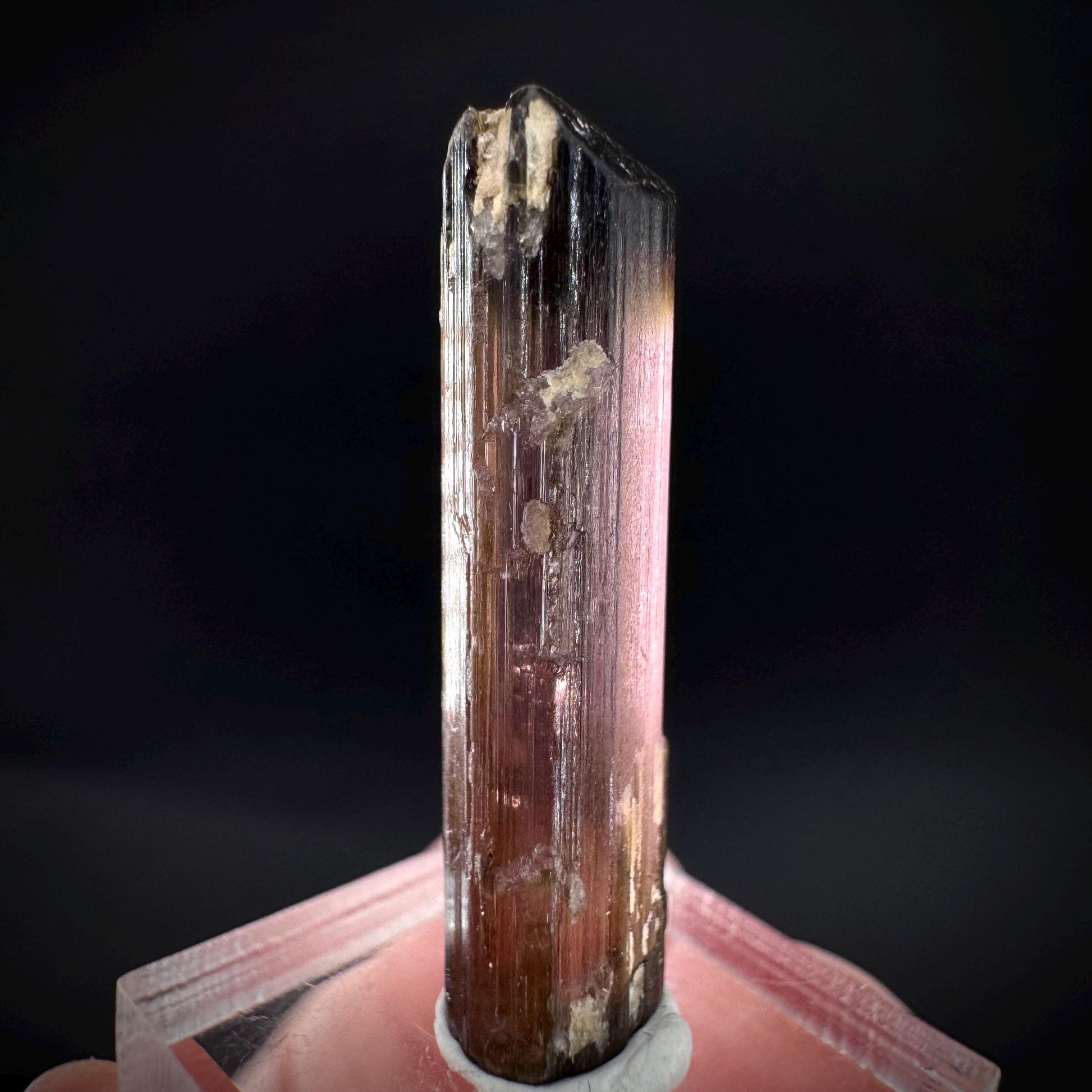 Elbaite Tourmaline | Pink & Green Crystal, mineral specimen from Paprok