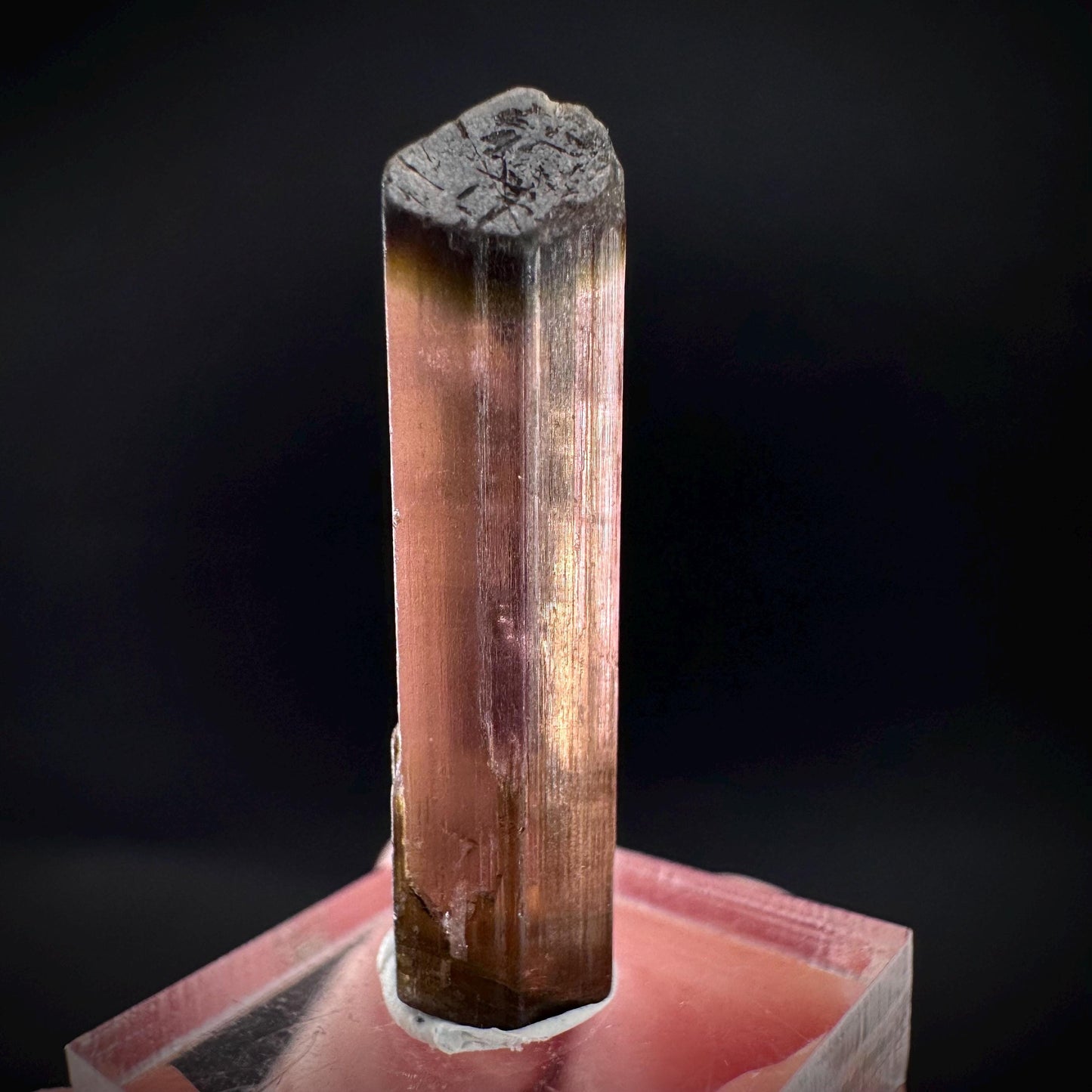 Elbaite Tourmaline | Pink & Green Crystal, mineral specimen from Paprok