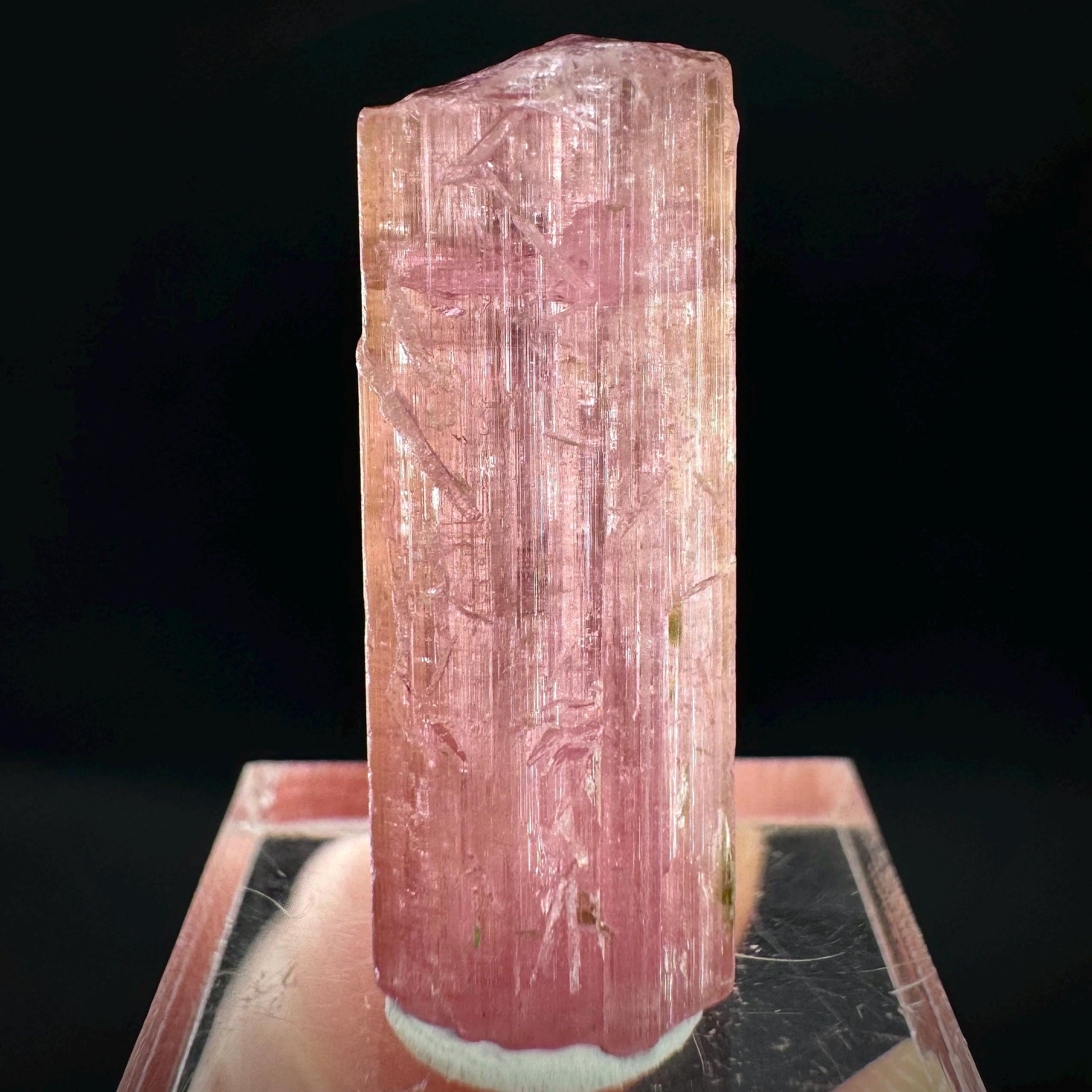 Elbaite Tourmaline | Pink Crystal, mineral specimen from Paprok