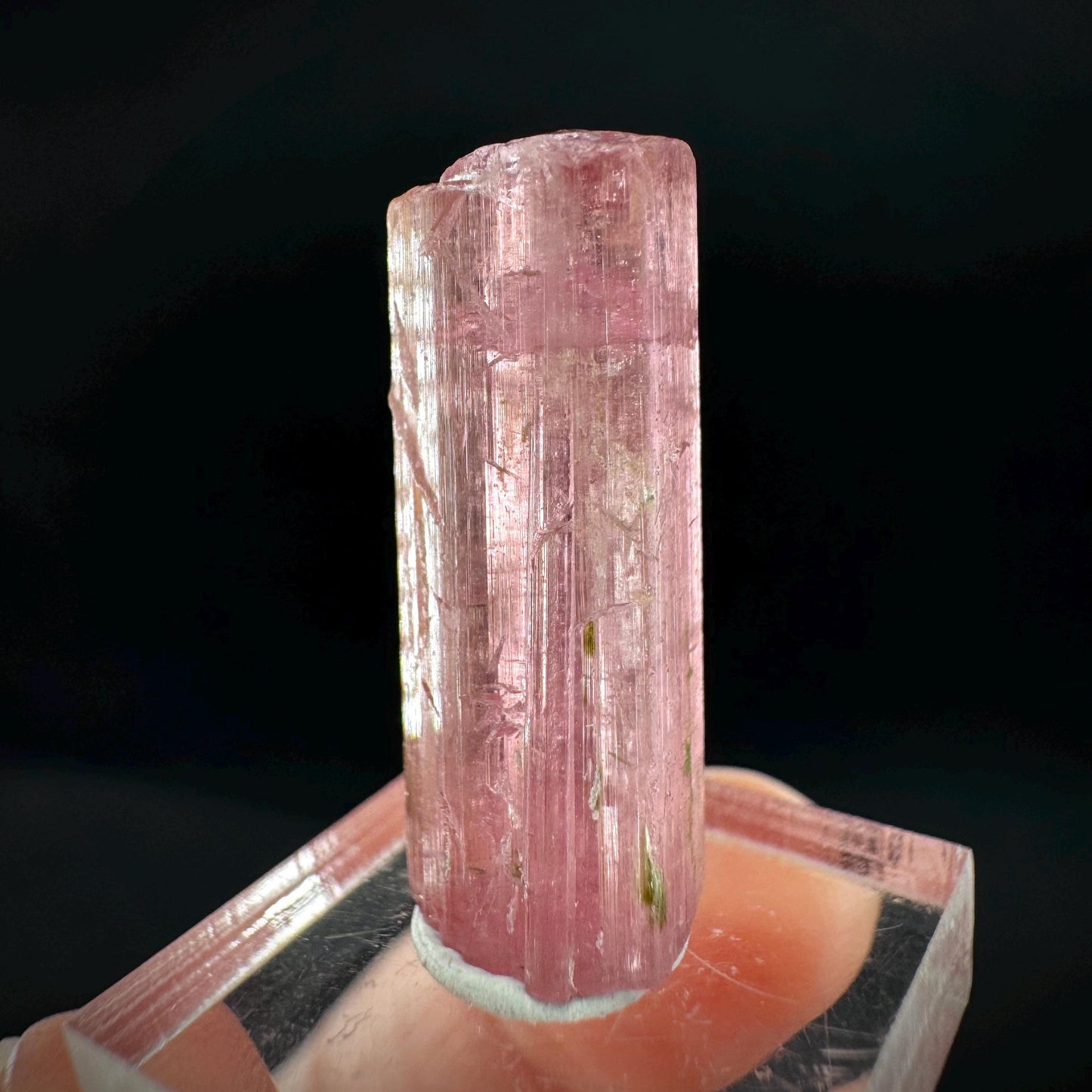 Elbaite Tourmaline | Pink Crystal, mineral specimen from Paprok