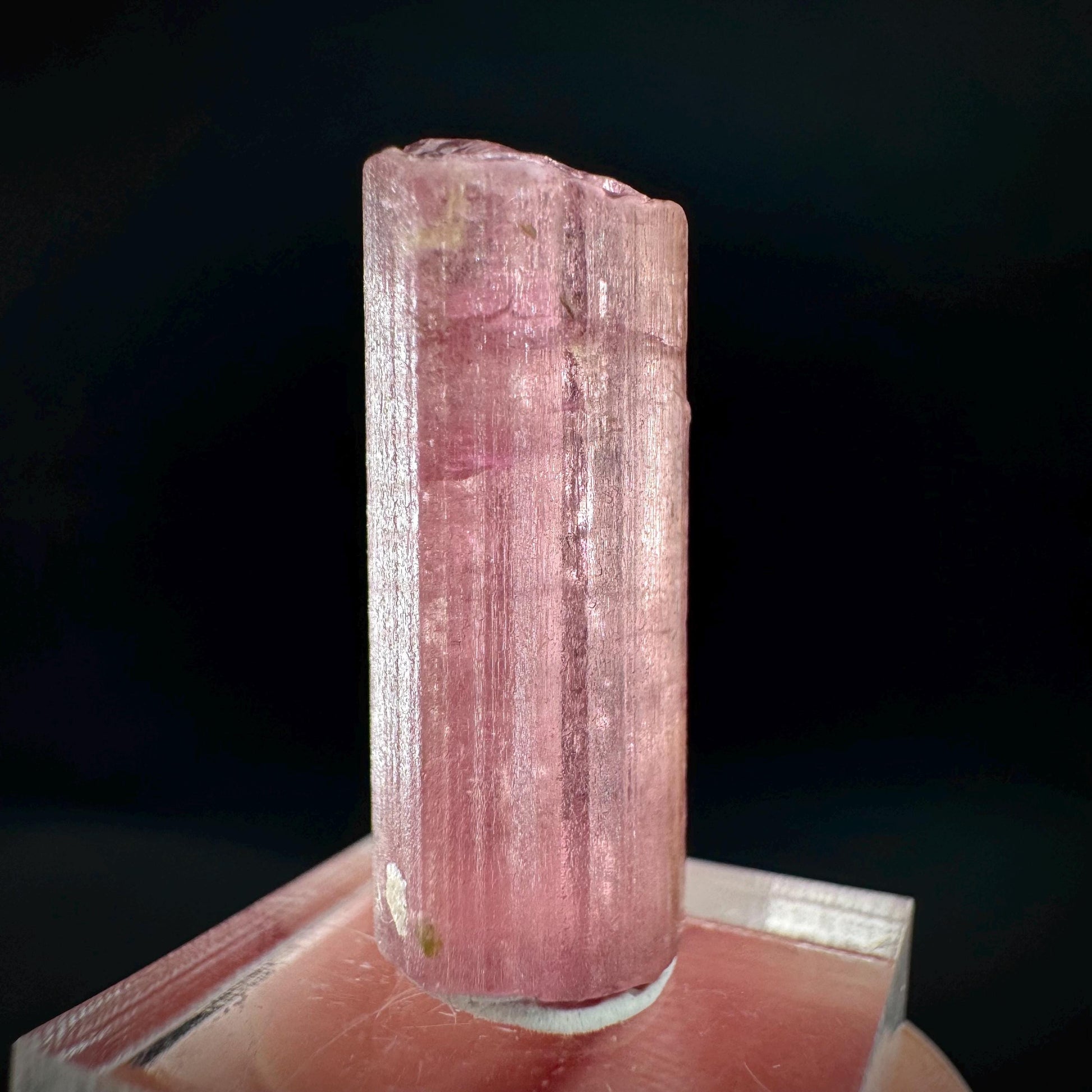 Elbaite Tourmaline | Pink Crystal, mineral specimen from Paprok