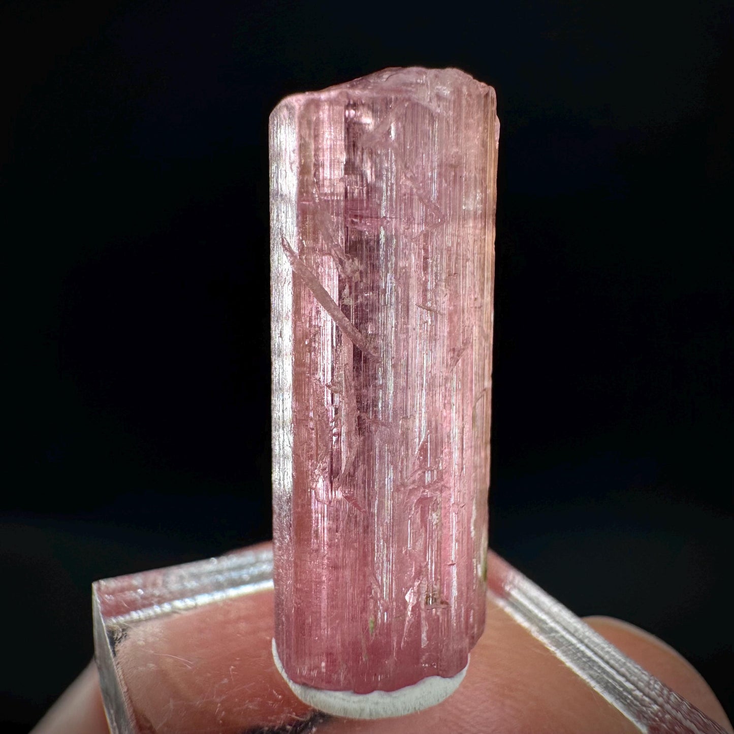 Elbaite Tourmaline | Pink Crystal, mineral specimen from Paprok