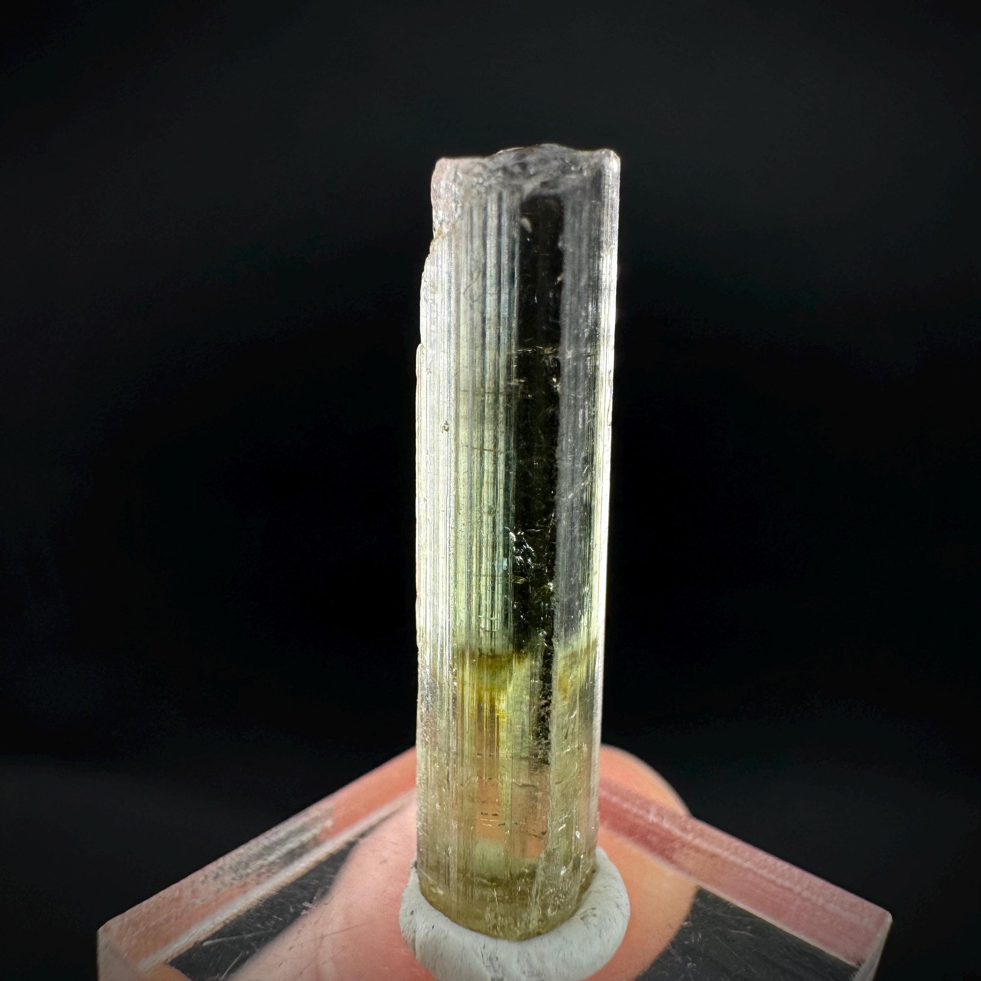 Elbaite Tourmaline | Green & Pink Crystal, mineral specimen from Paprok