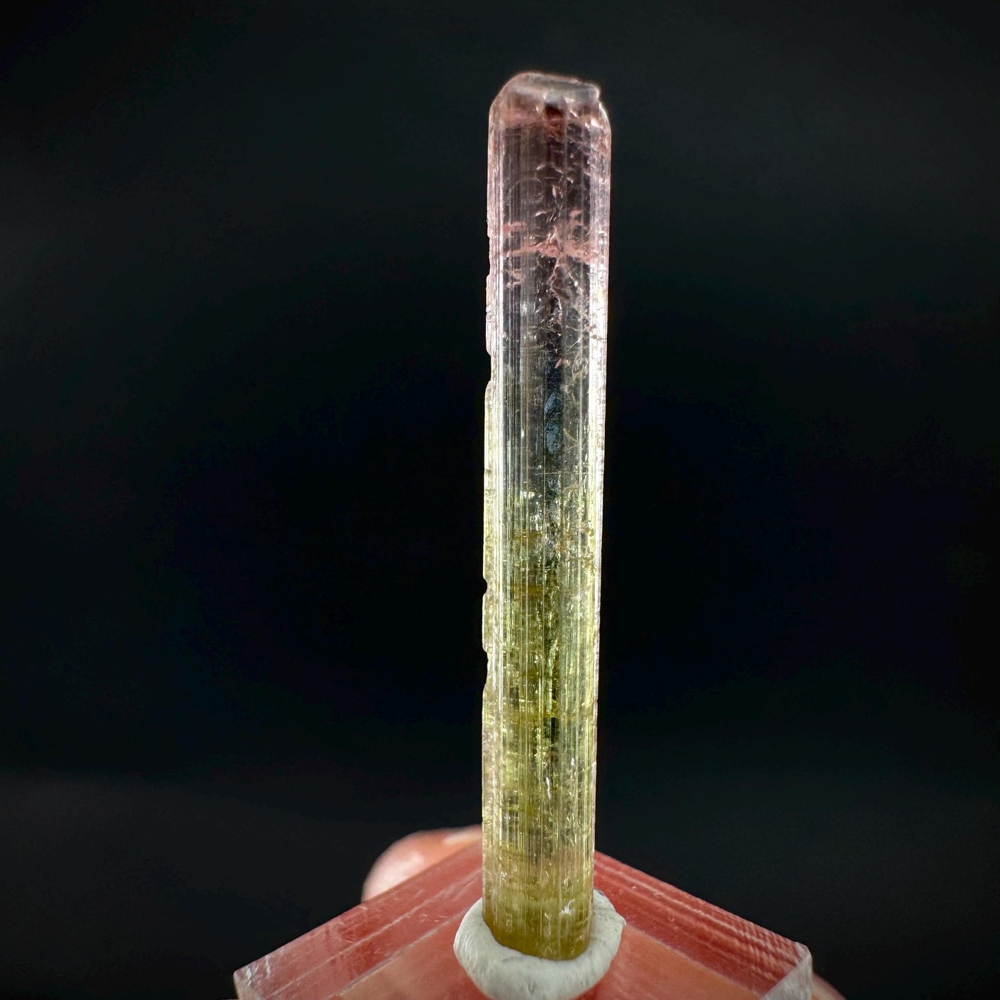 Watermelon Tourmaline | Green & Pink Elbaite Crystal, mineral specimen from Paprok