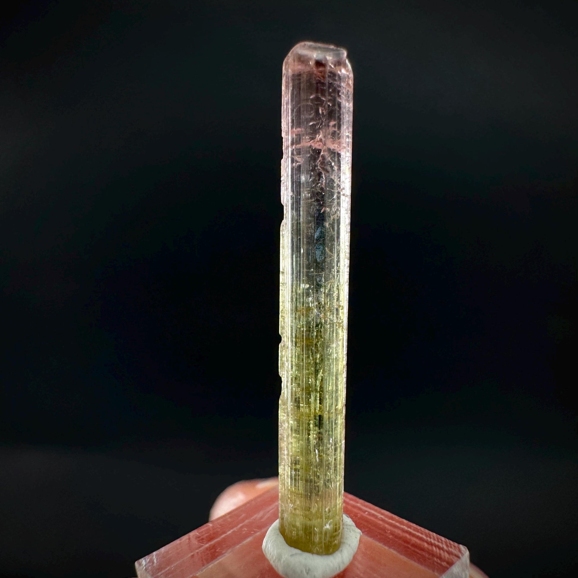 Watermelon Tourmaline | Green & Pink Elbaite Crystal, mineral specimen from Paprok