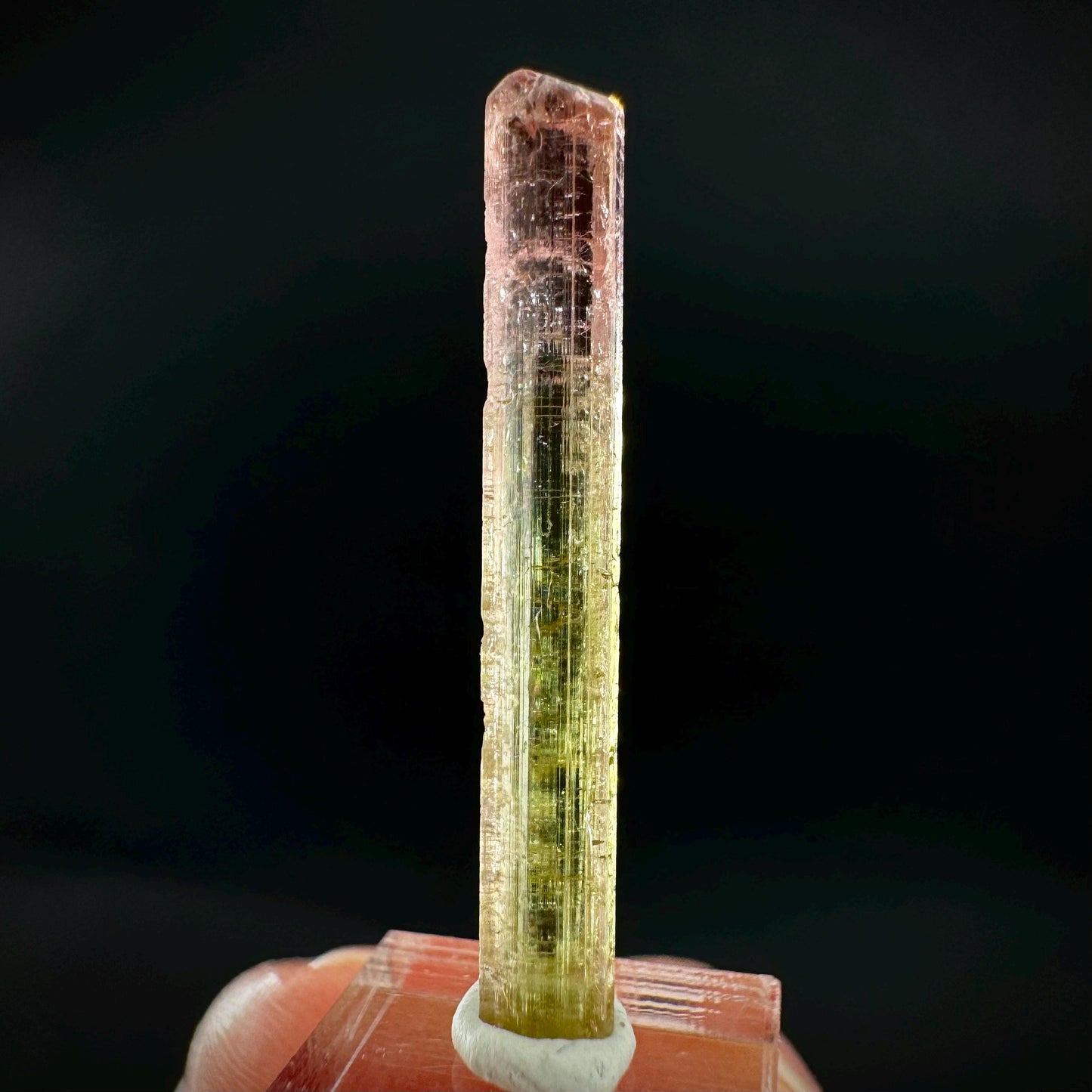 Watermelon Tourmaline | Green & Pink Elbaite Crystal, mineral specimen from Paprok